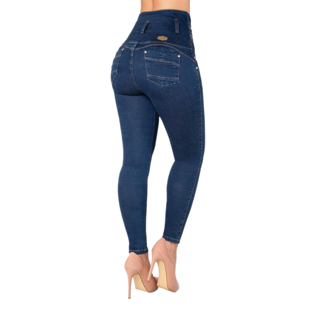 BUTT LIFTING JEANS DARK BLUE TK459
