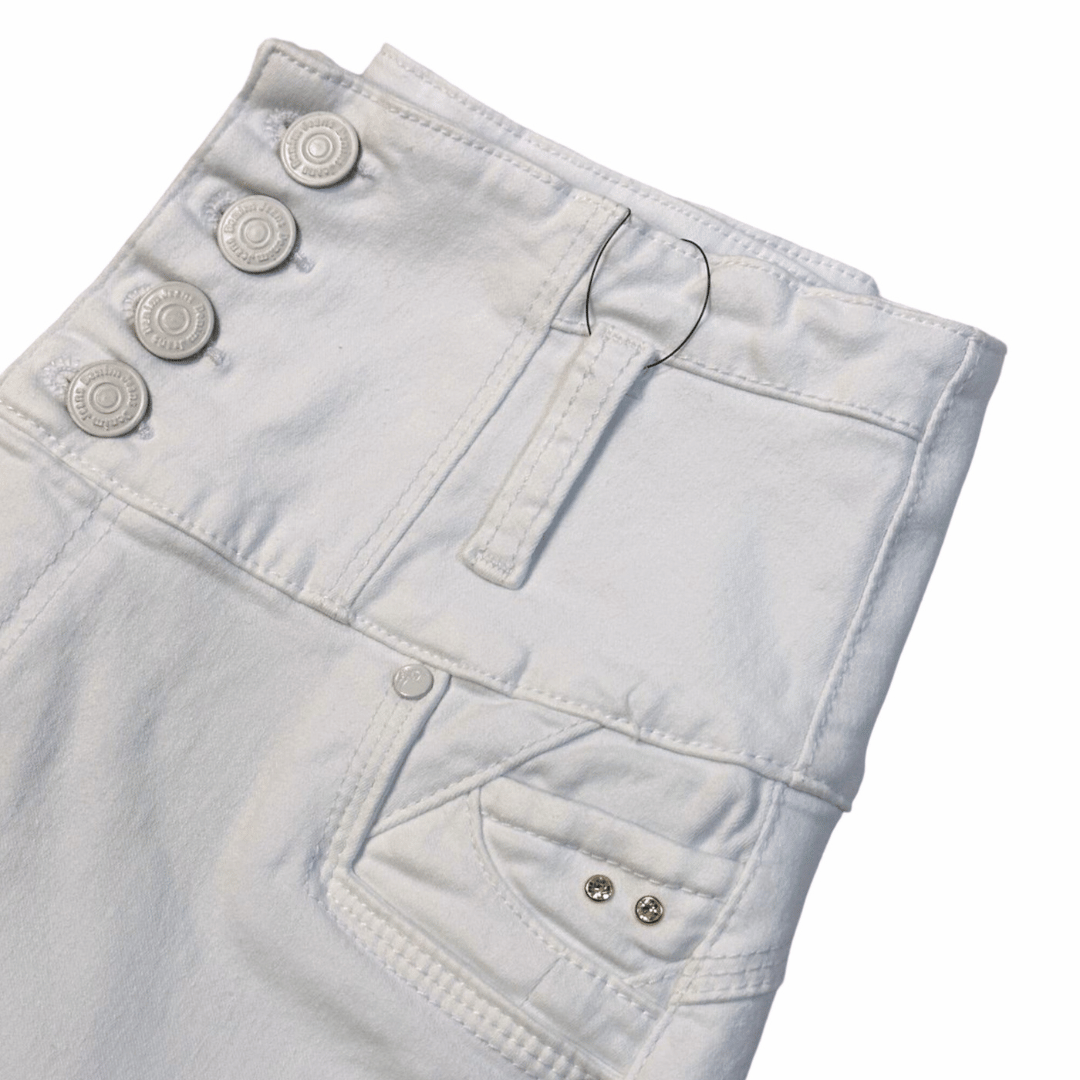 BUTT LIFTING JEANS WHITE TK454