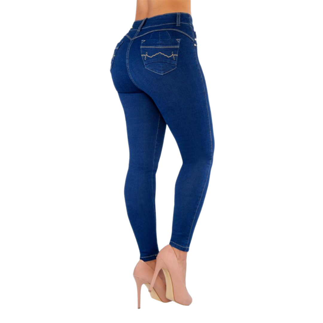 BUTT LIFTING JEANS DARK BLUE TK448