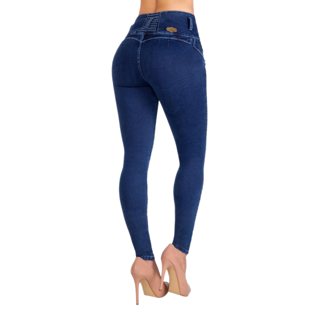 BUTT LIFTING JEANS DARK BLUE TK443
