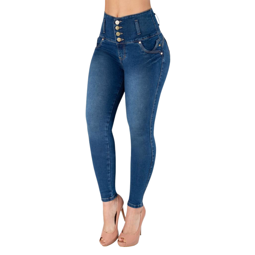 BUTT LIFTING JEANS BLUE TK423