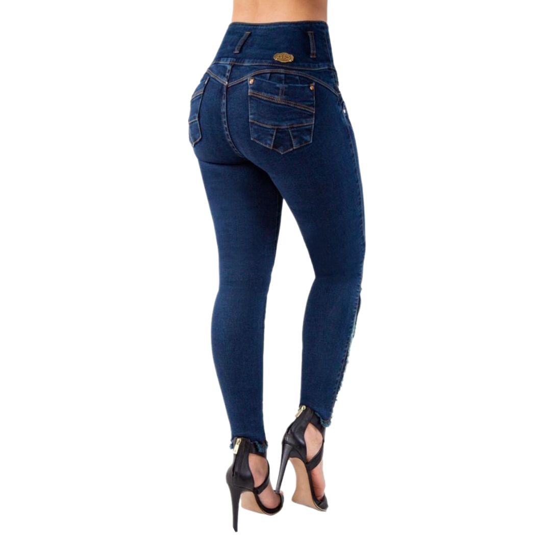 BUTT LIFTING JEANS DARK BLUE TK414