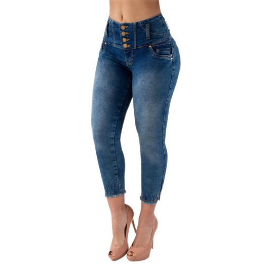 BUTT LIFTING JEANS BLUE TK411