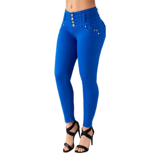 BUTT LIFTING JEANS ROYAL BLUE TK407