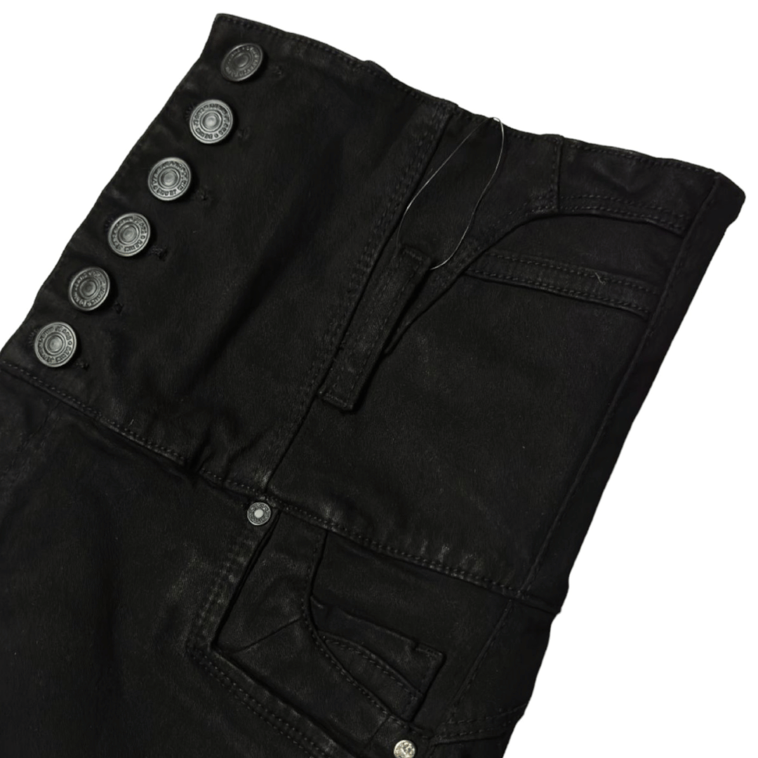 BUTT LIFTING JEANS BLACK TK484