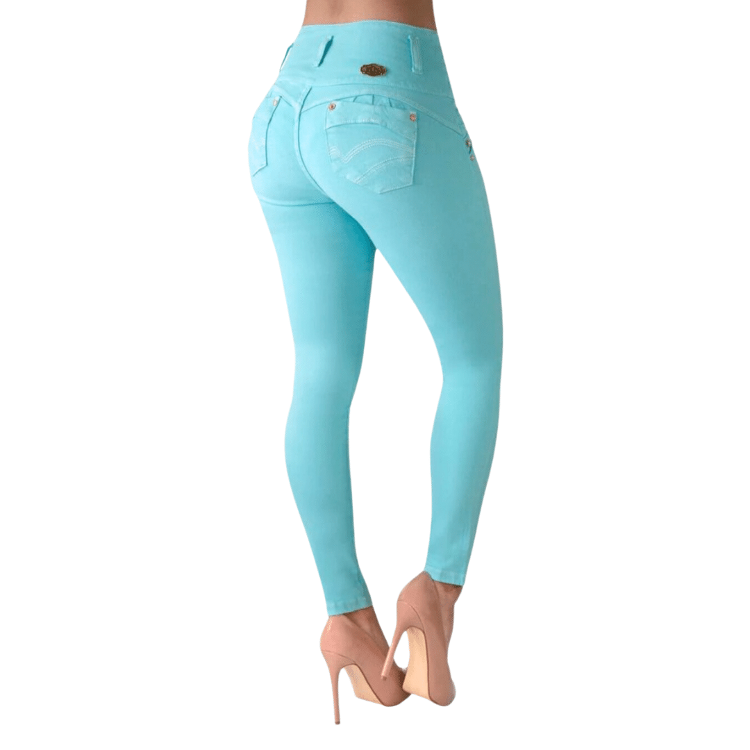 BUTT LIFTING JEANS AQUA TK355