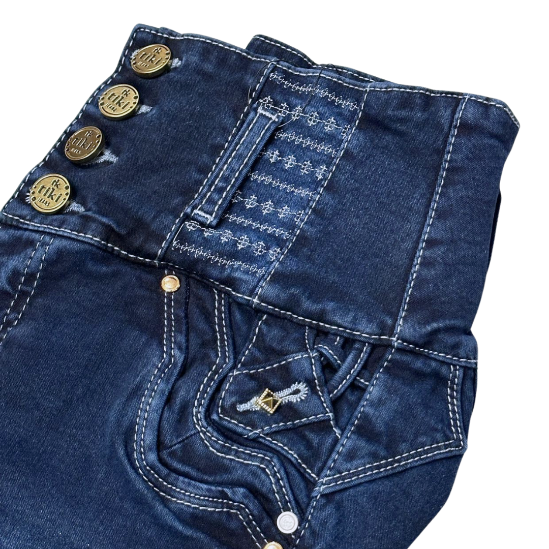 BUTT LIFTING JEANS DARK BLUE TK443