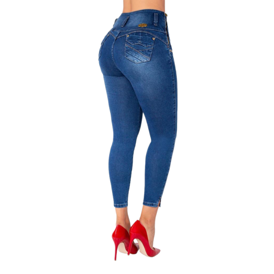BUTT LIFTING JEANS BLUE TK491