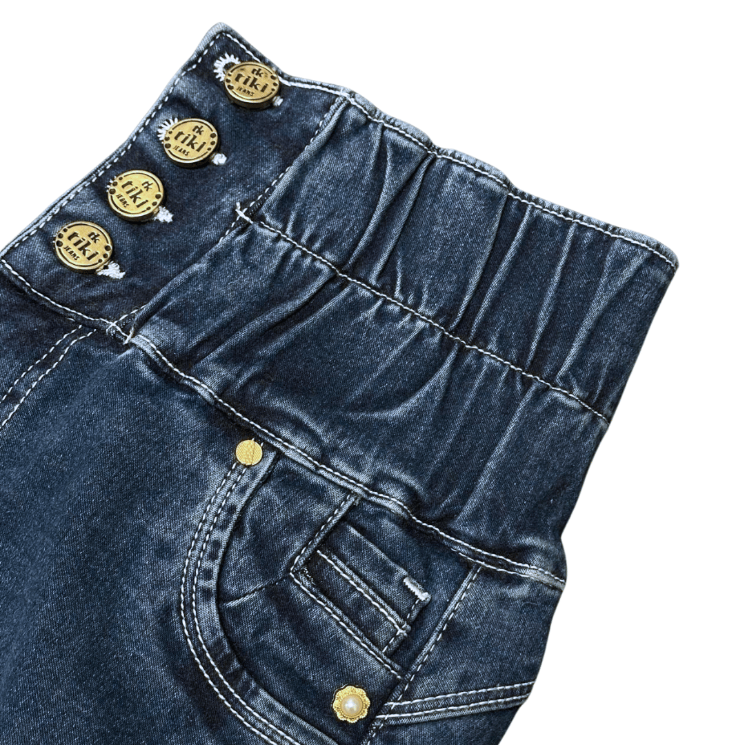 BUTT LIFTING JEANS DISTRESSED BLUE TK390