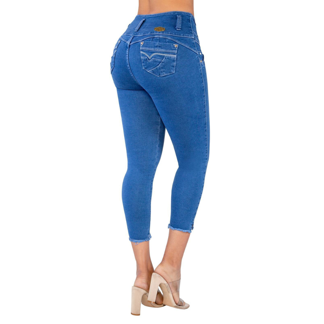 BUTT LIFTING JEANS BLUE TK520