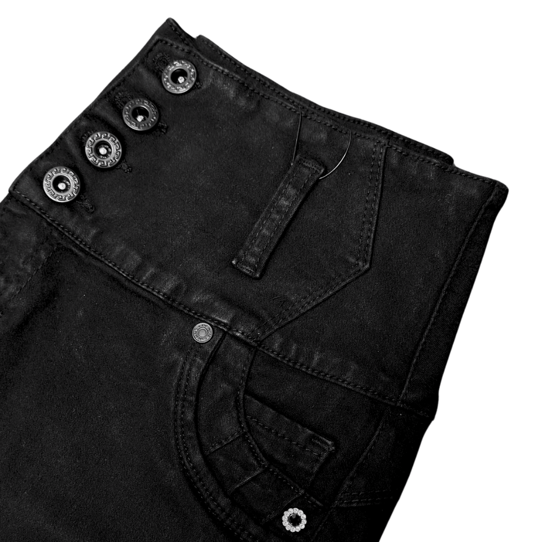 BUTT LIFTING JEANS FLARE BLACK TK376