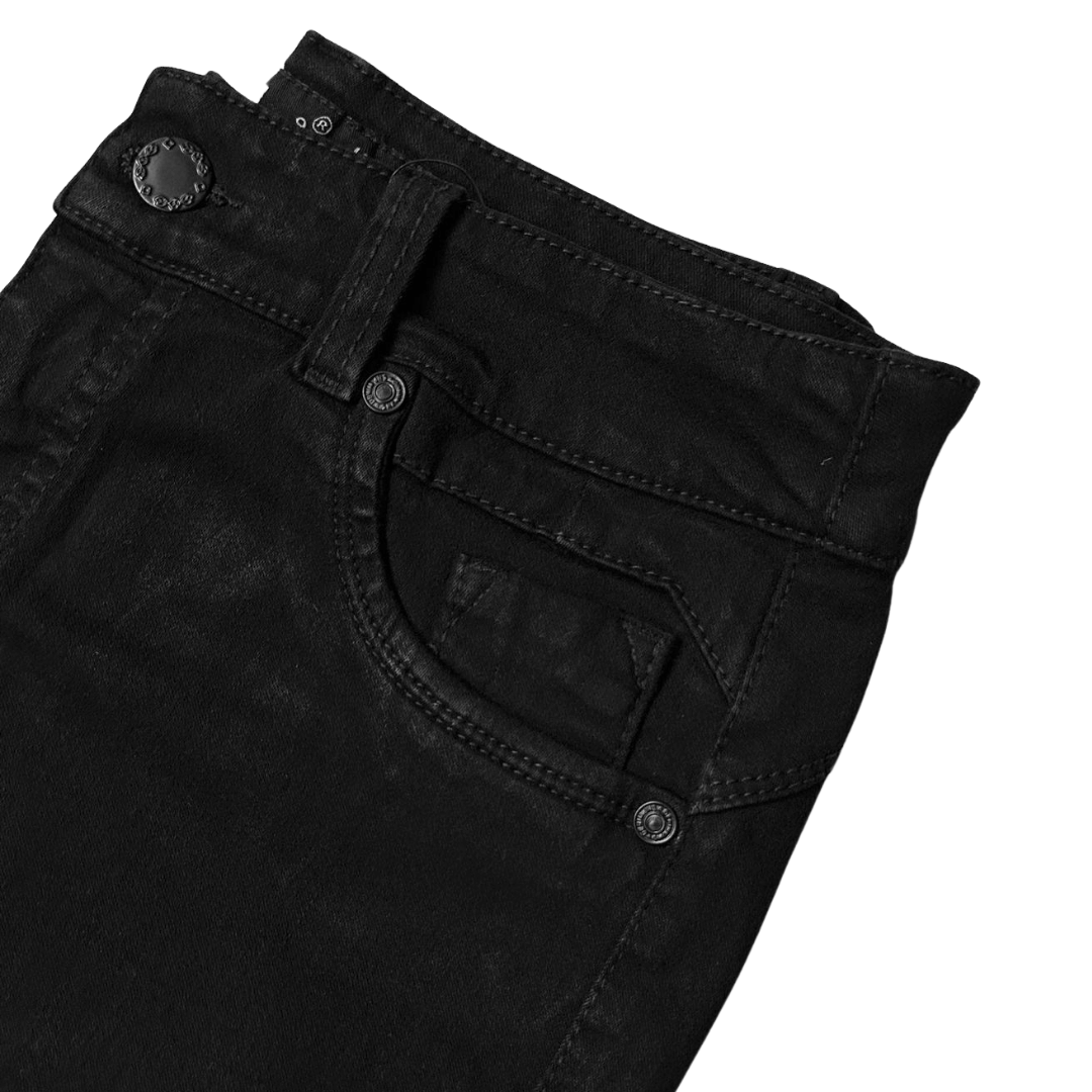 BUTT LIFTING JEANS BLACK TK445