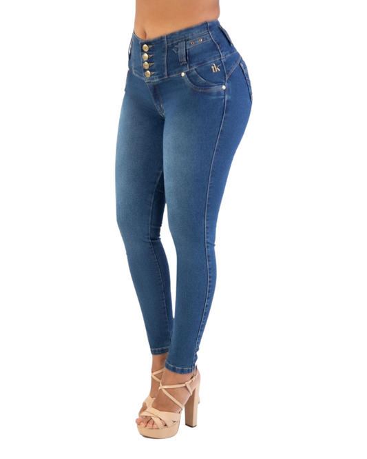 BUTT LIFTING BLUE SKINNY JEANS TK561
