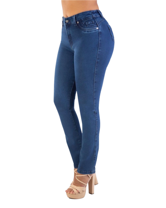BUTT LIFTING BLUE SKINNY JEANS TK566