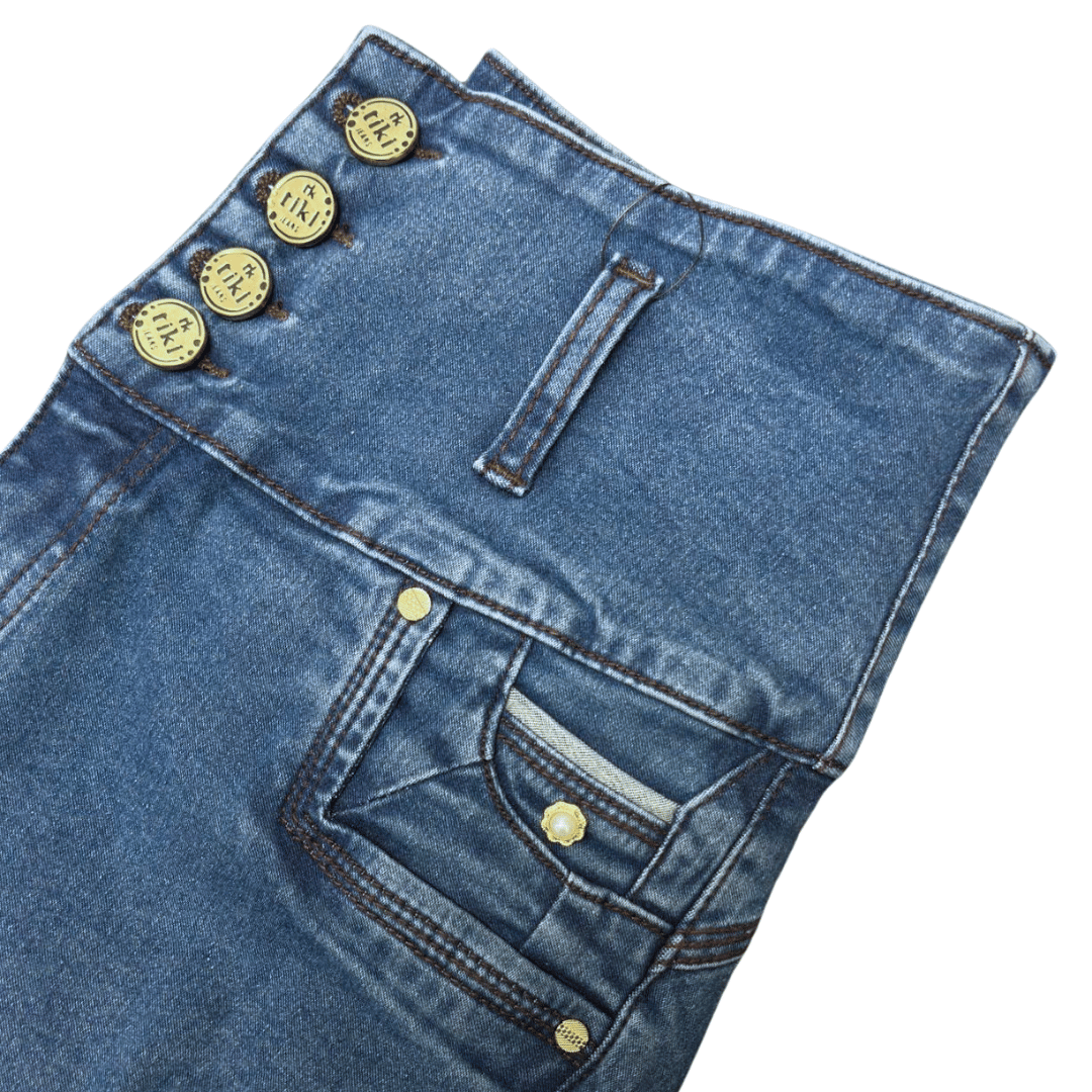 BUTT LIFTING JEANS DISTRESSED BLUE TK397