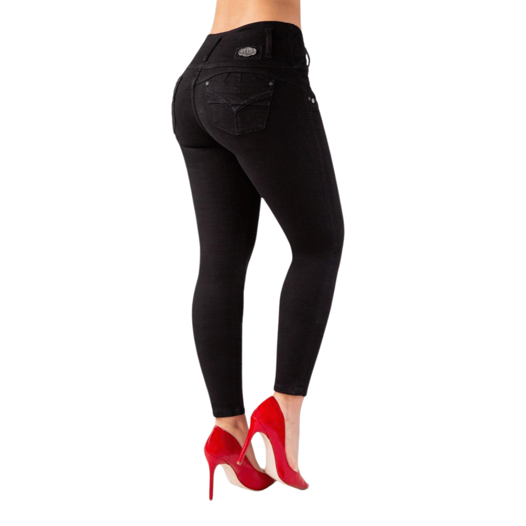 BUTT LIFTING JEANS BLACK TK387