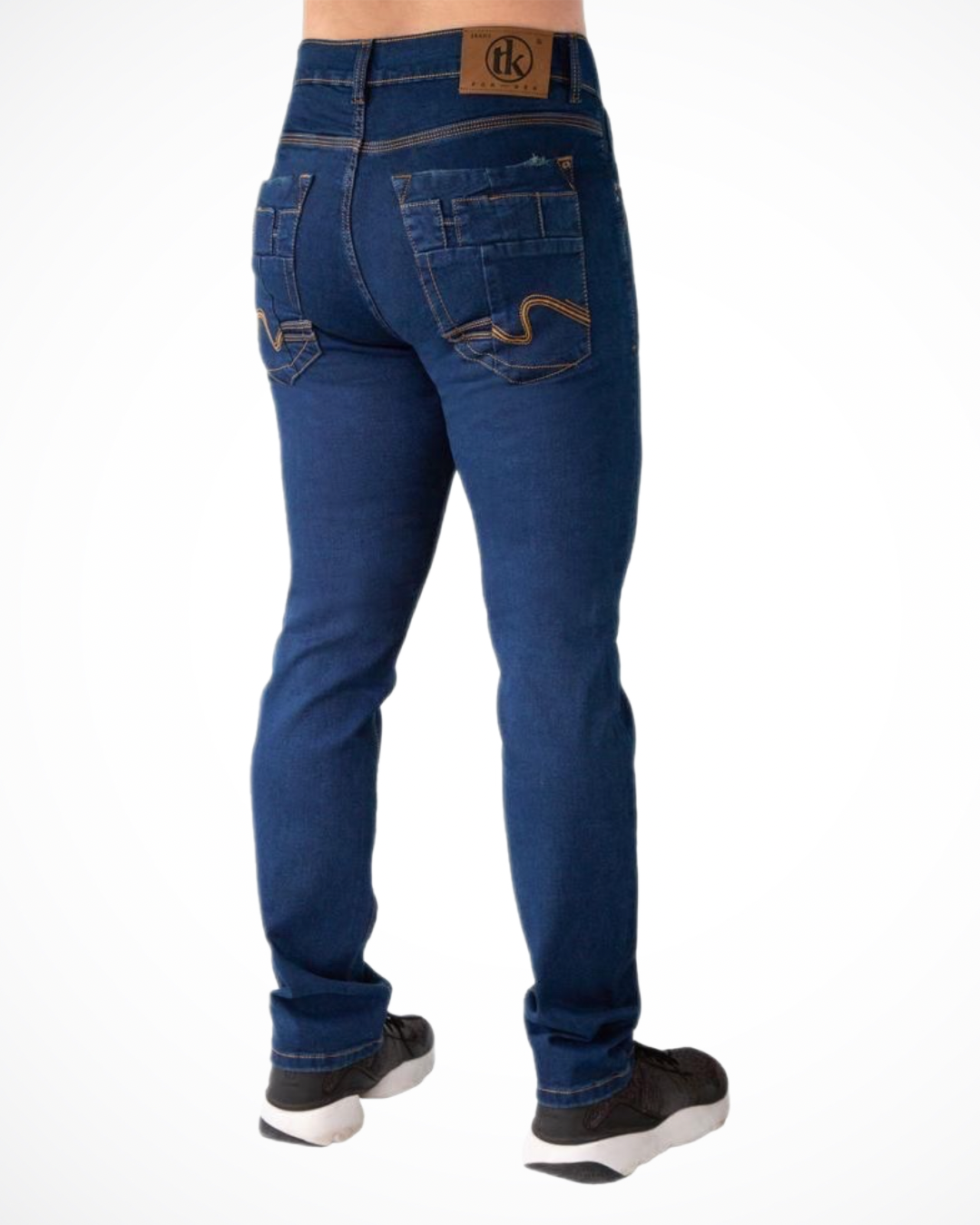 MEN’S JEANS DISTRESSED DARK BLUE TK361