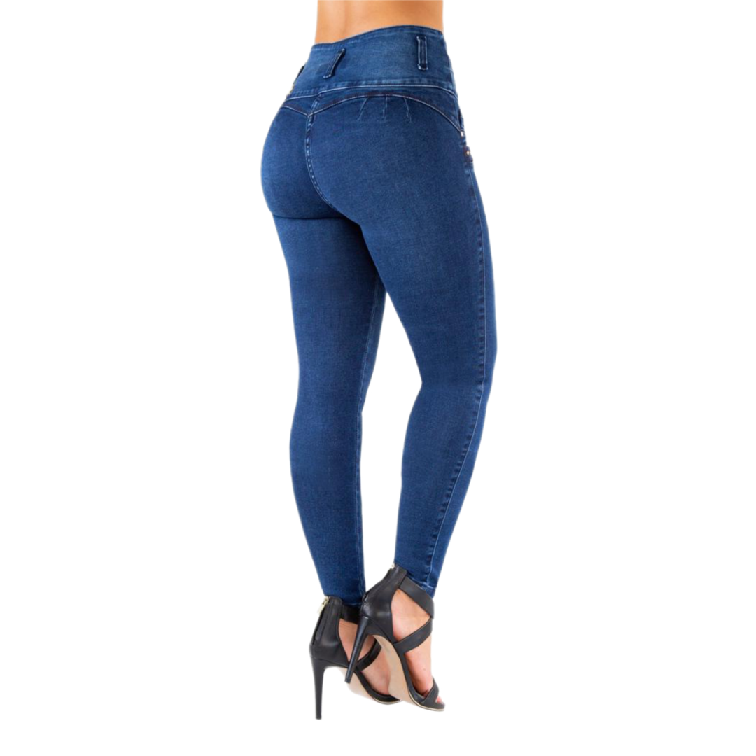 BUTT LIFTING JEANS DARK BLUE TK447