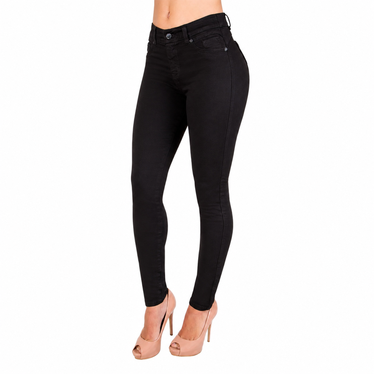 BUTT LIFTING JEANS BLACK TK445