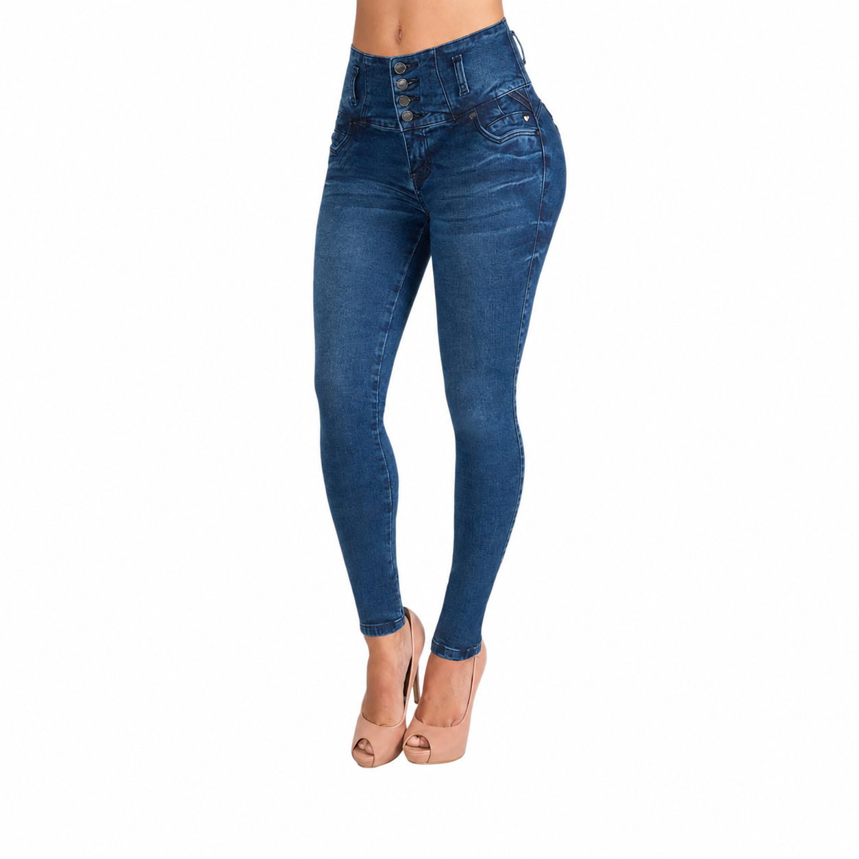 BUTT LIFTING JEANS BLUE TK437
