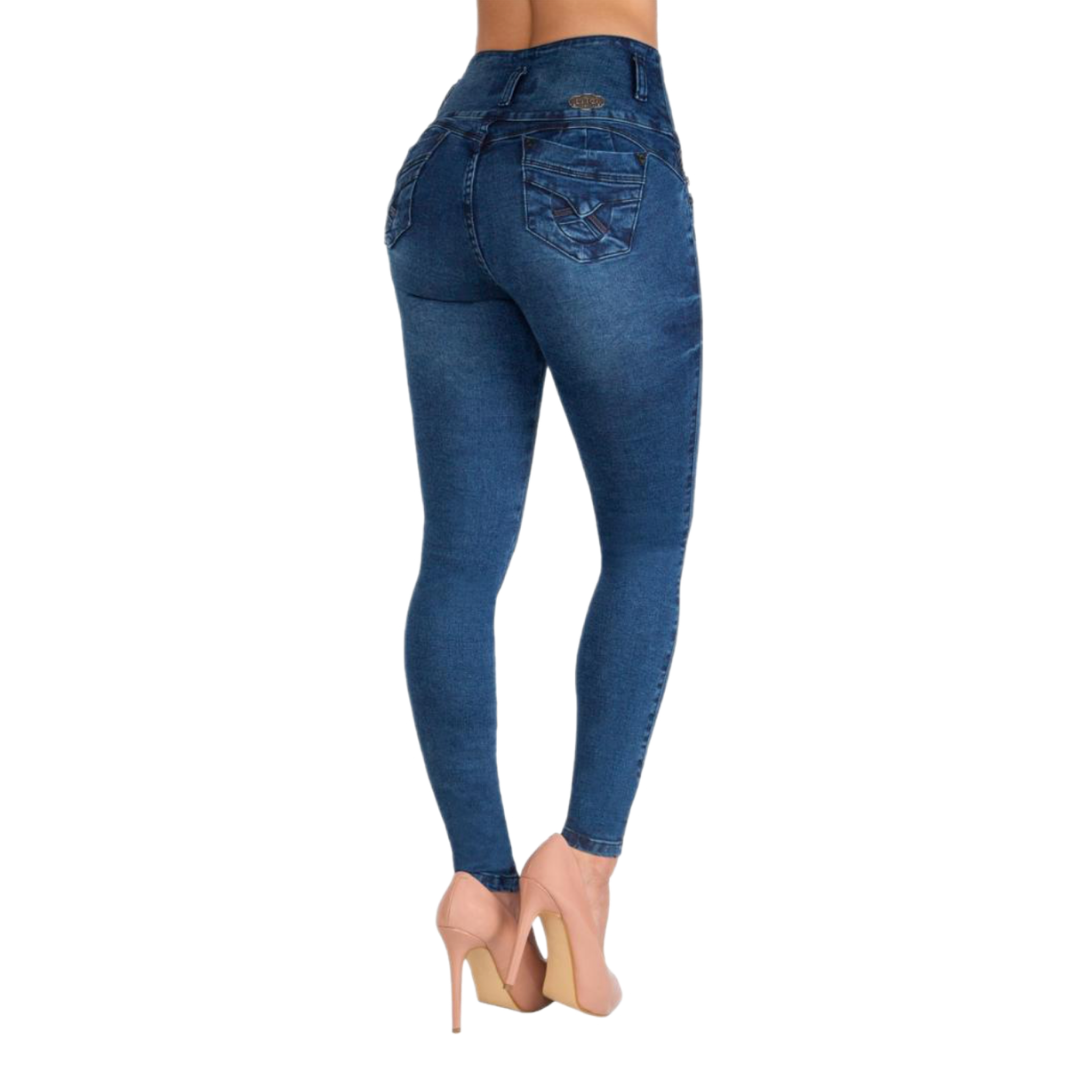 BUTT LIFTING JEANS BLUE TK437