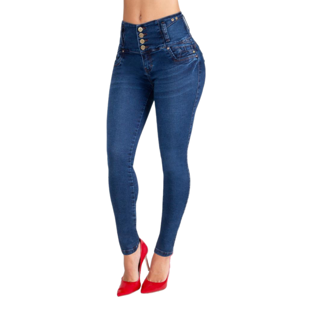 BUTT LIFTING JEANS BLUE TK436