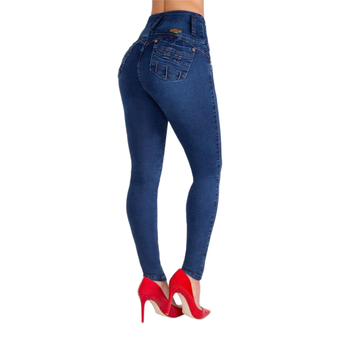 BUTT LIFTING JEANS BLUE TK436