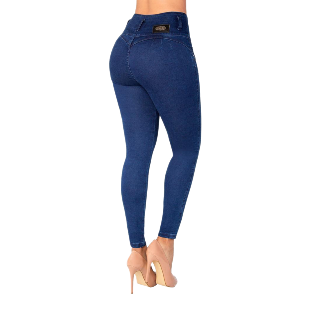 BUTT LIFTING JEANS DARK BLUE TK487