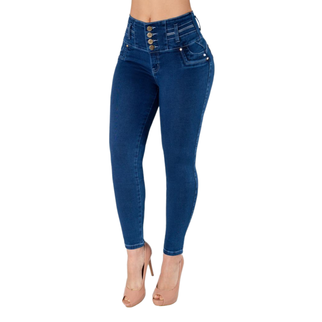 BUTT LIFTING JEANS DARK BLUE TK429