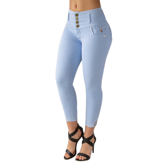 BUTT LIFTING JEANS BABY BLUE TK409