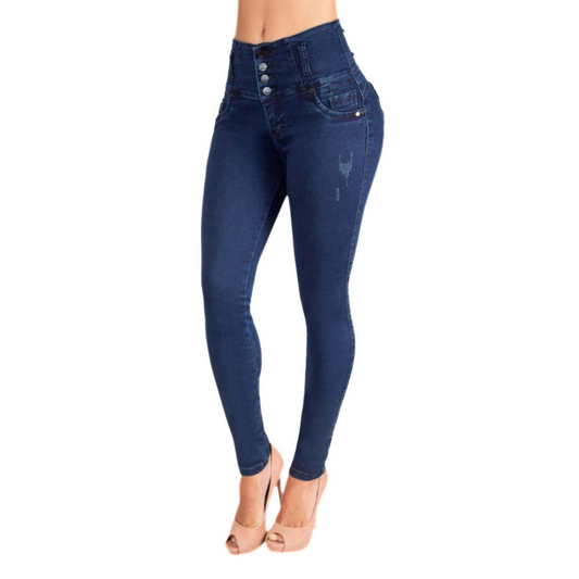 BUTT LIFTING JEANS BLUE TK432