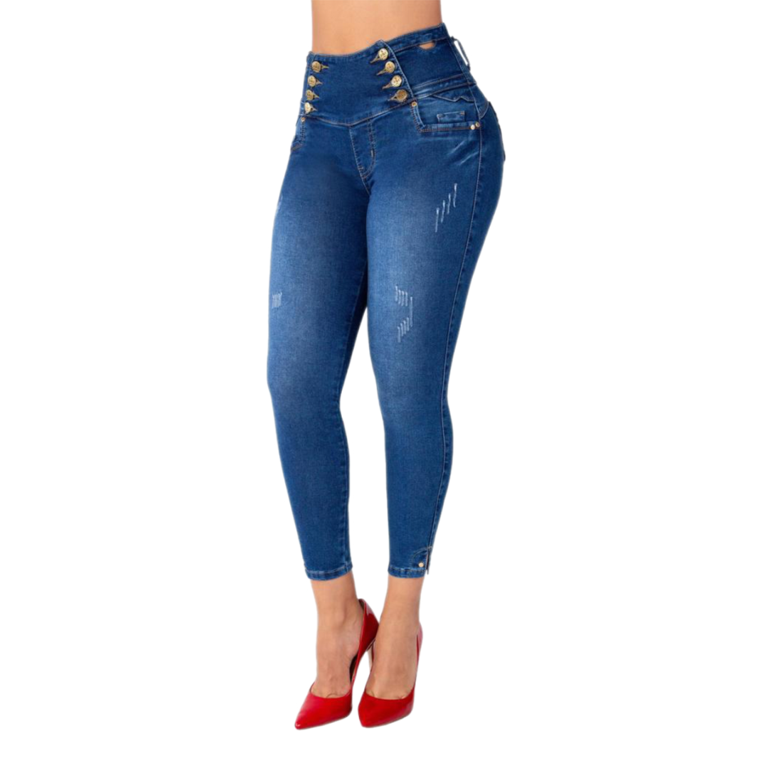 BUTT LIFTING JEANS BLUE TK491