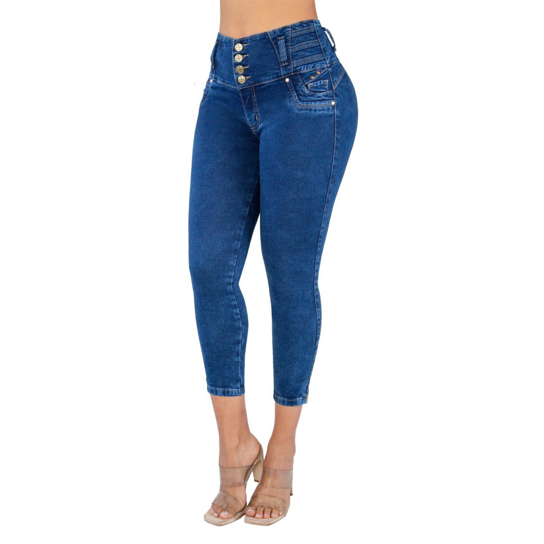 BUTT LIFTING JEANS BLUE TK512