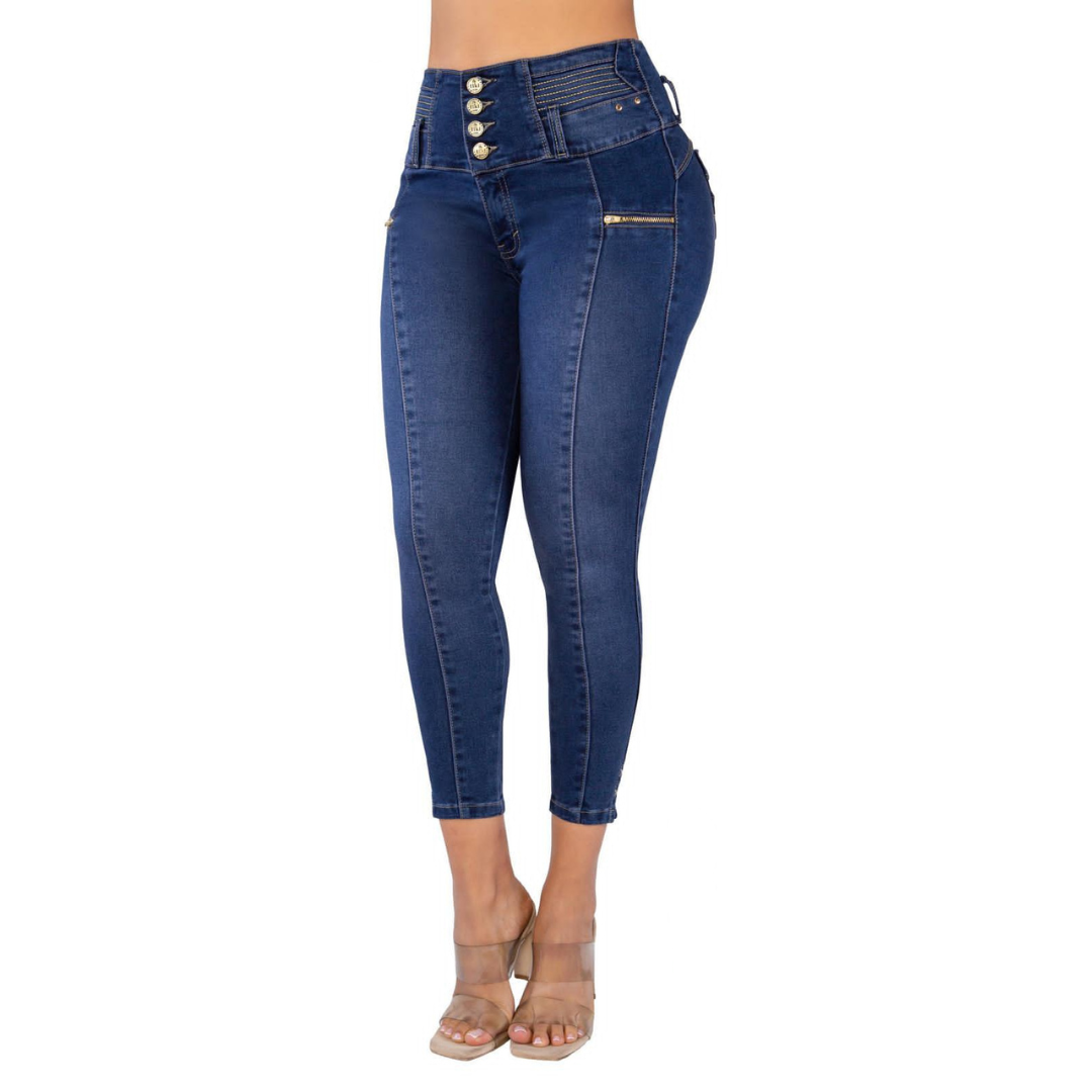 BUTT LIFTING JEANS DARK BLUE TK515