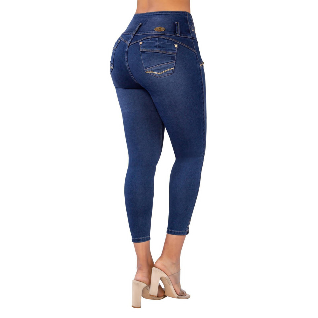 BUTT LIFTING JEANS DARK BLUE TK515