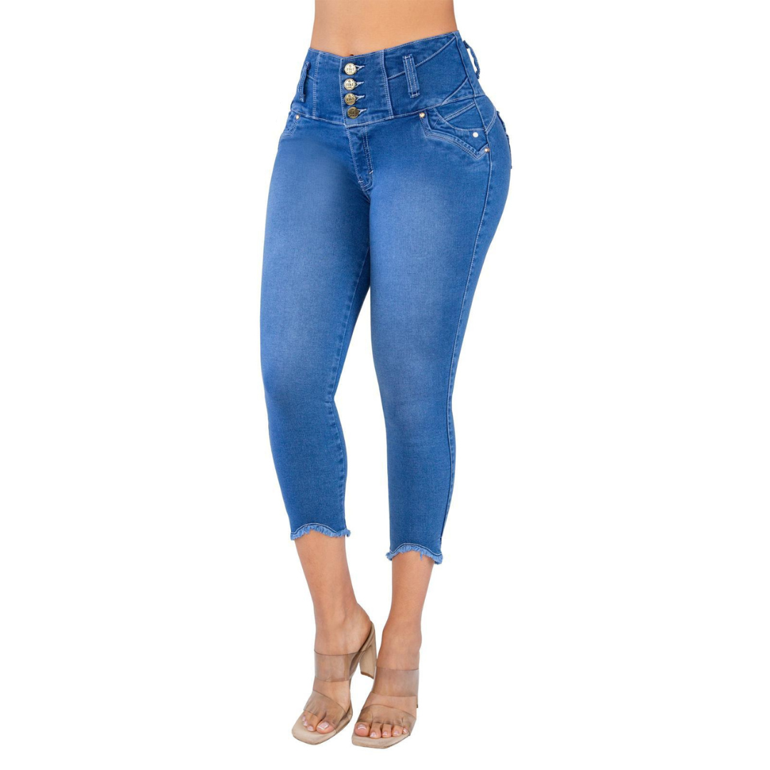 BUTT LIFTING JEANS BLUE TK520