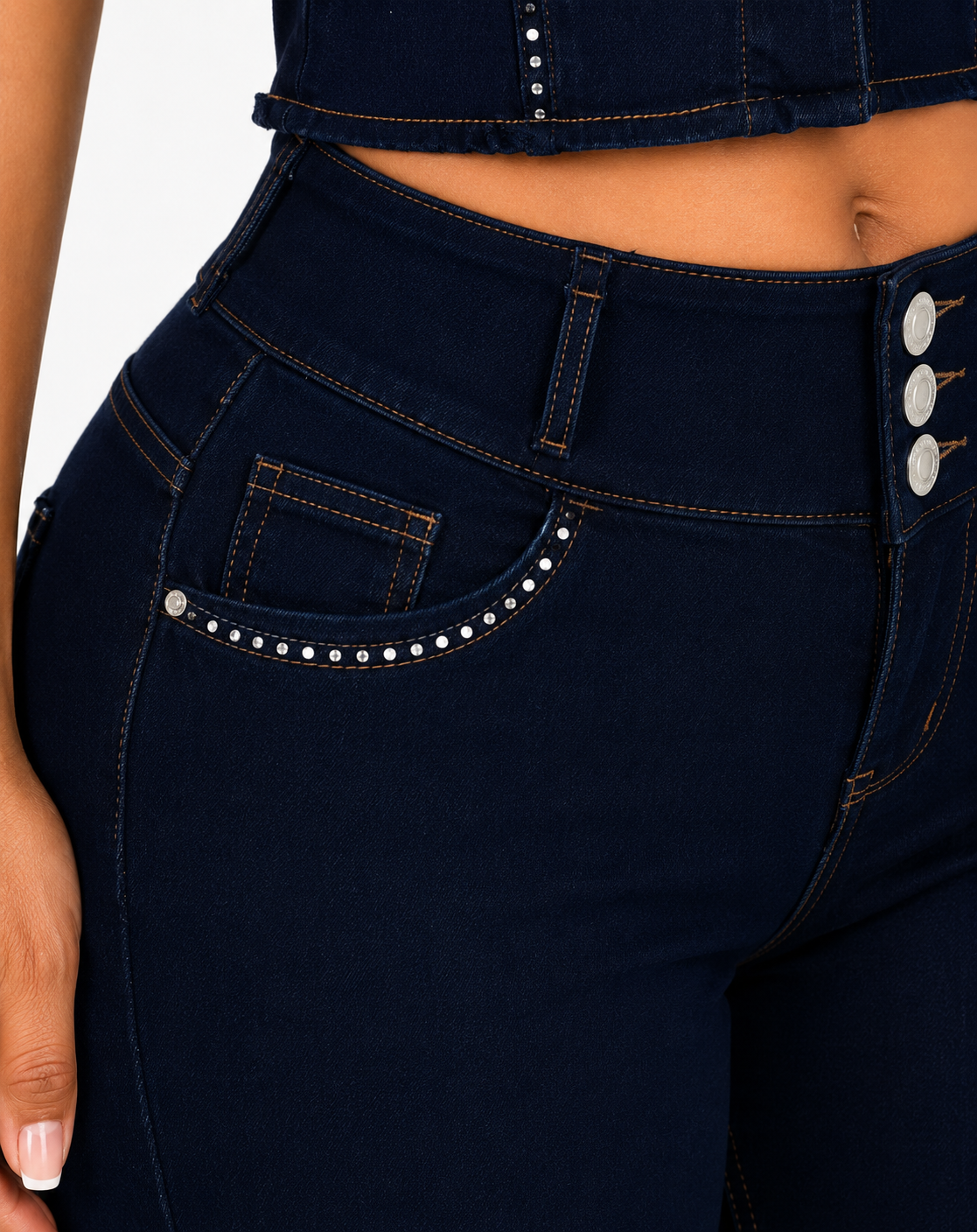 Stretch Denim Lift Set - IVONE