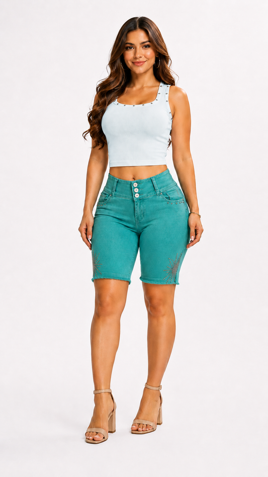 Stretch Denim Lift - AMELIA MINT