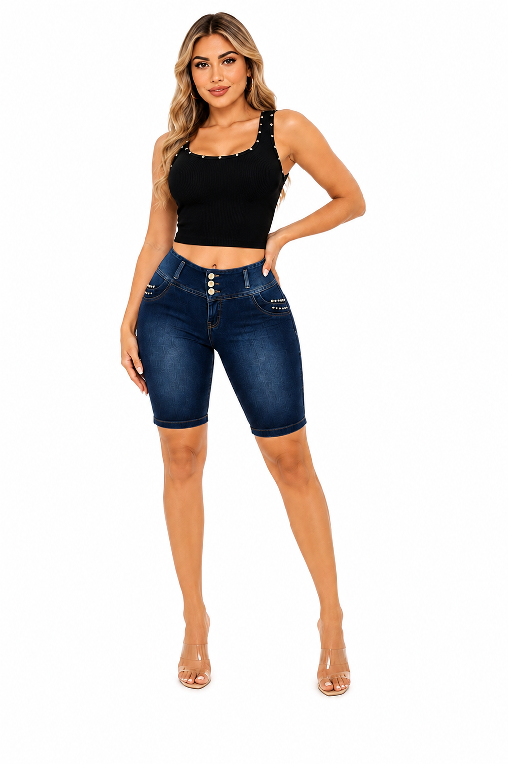 Stretch Denim Lift Set - MAYA MEDIUM BLUE