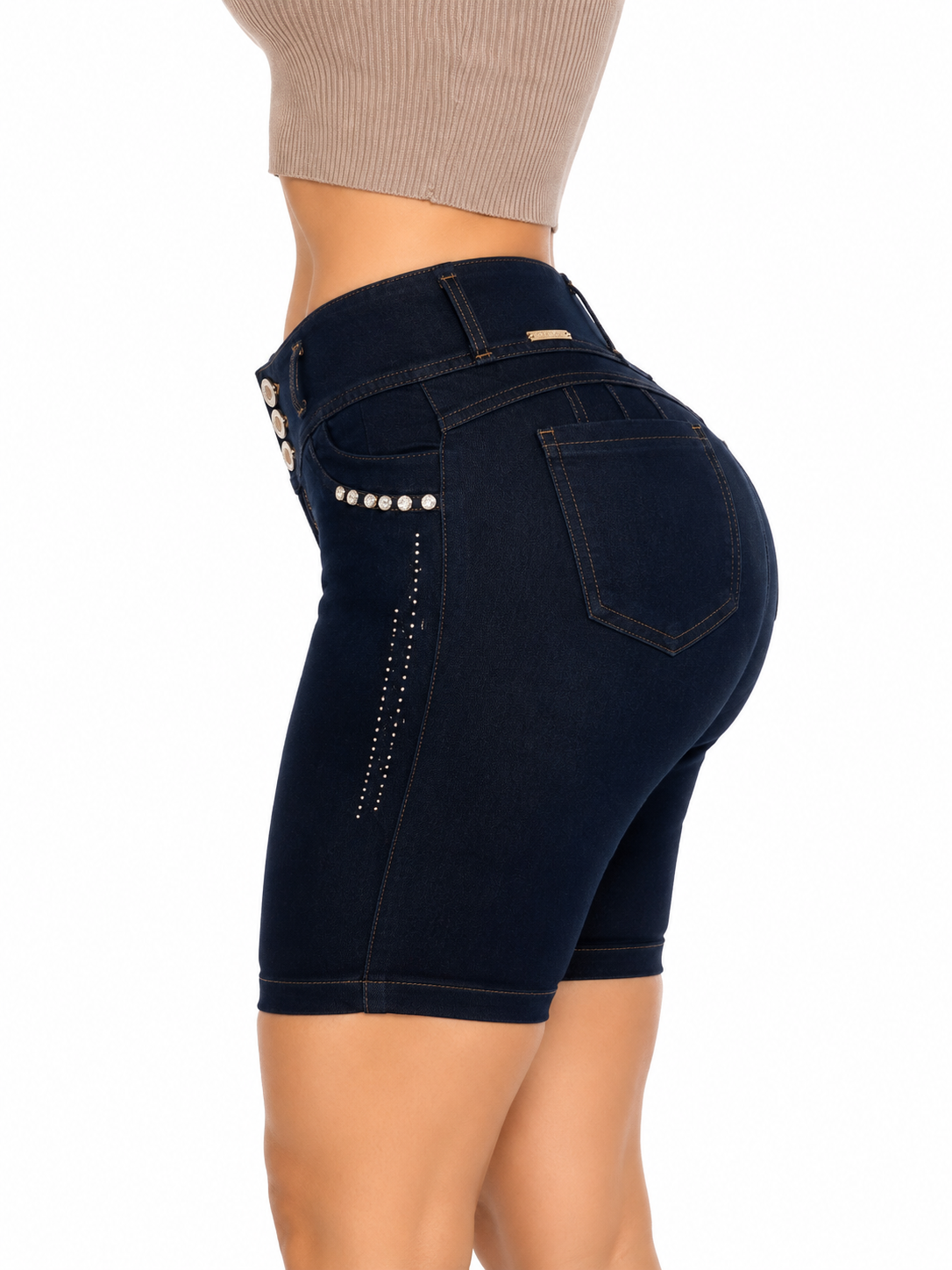 Stretch Denim Lift Set - MAYA DARK BLUE