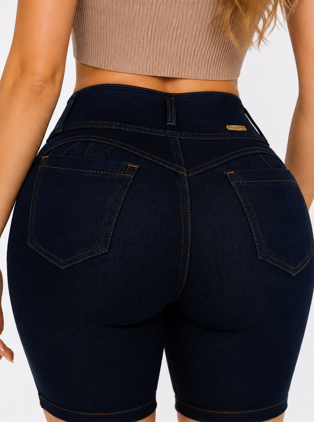 Stretch Denim Lift Set - MAYA DARK BLUE