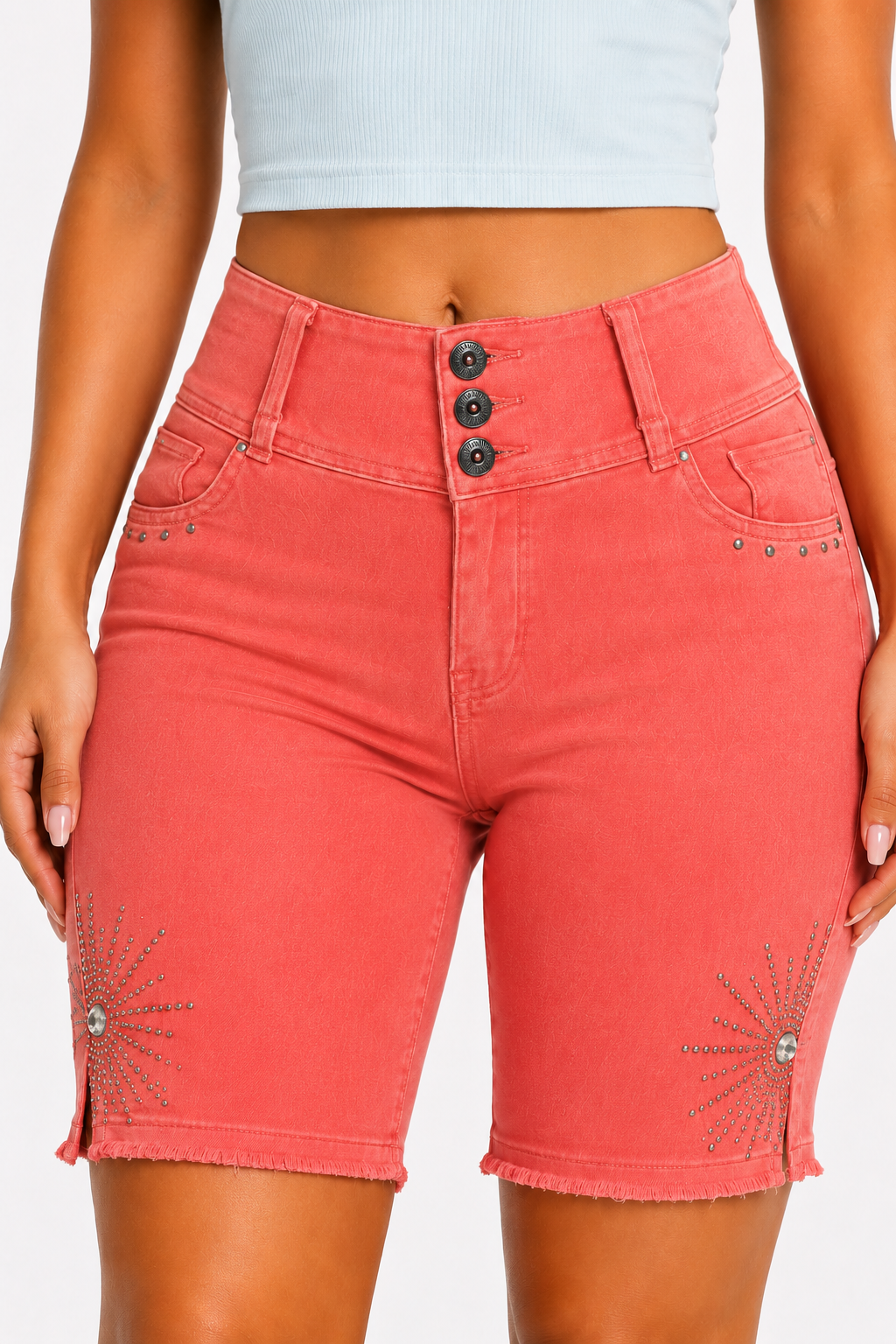 Stretch Denim Lift Set - AMELIA CORAL