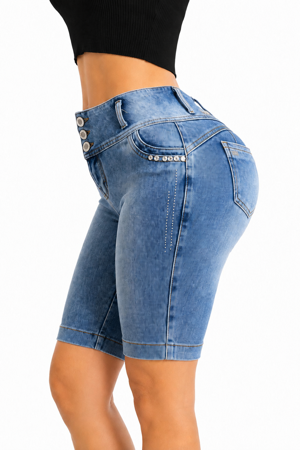 Stretch Denim Lift Set - MAYA LIGH BLUE