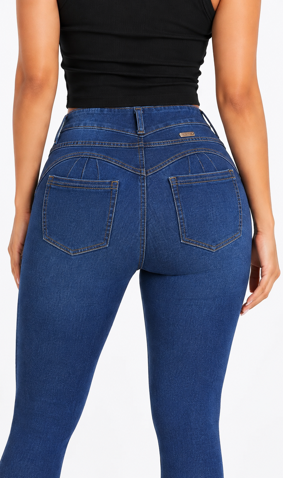High-Waisted Push-Up - GRACE MEDIUM BLUE