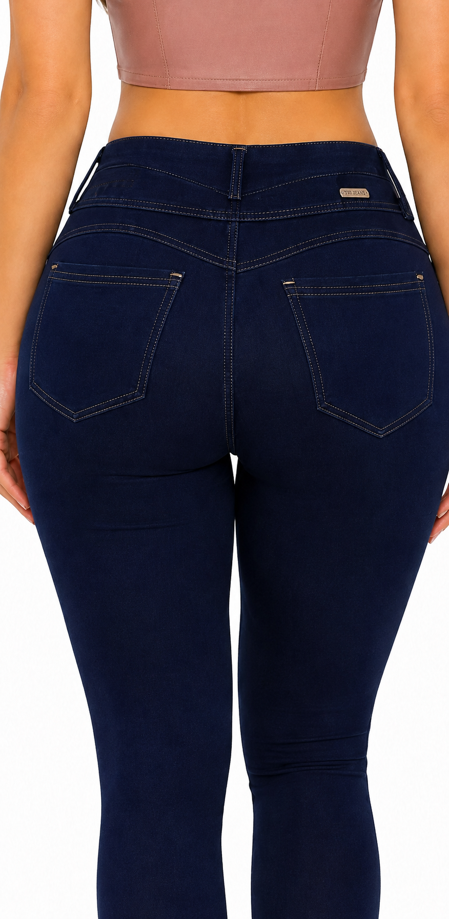 High-Waisted Push-Up - MARY DARK BLUE