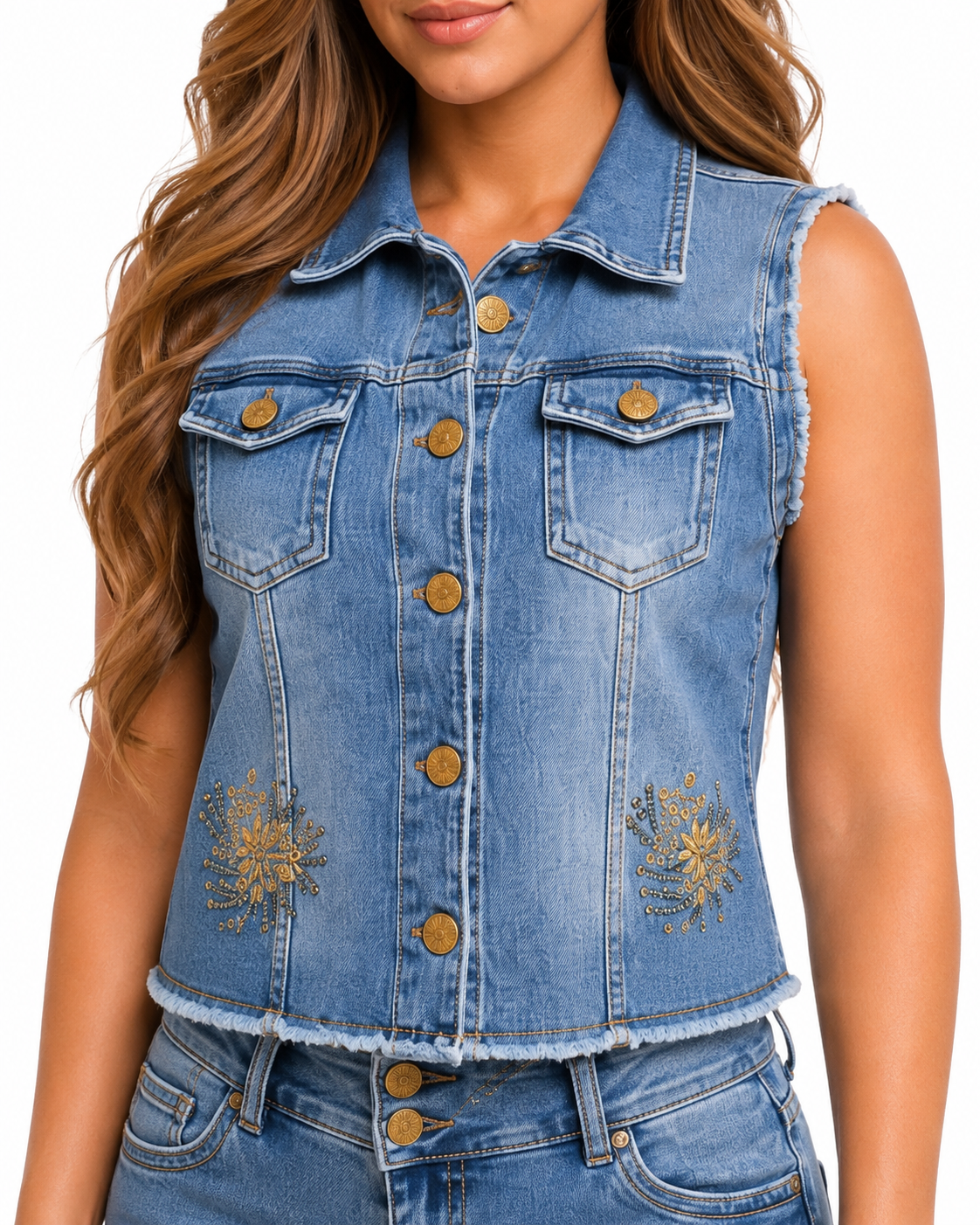 Denim Lifting Set – High Quality and Full Elasticity - S1010 LIGH BLUE