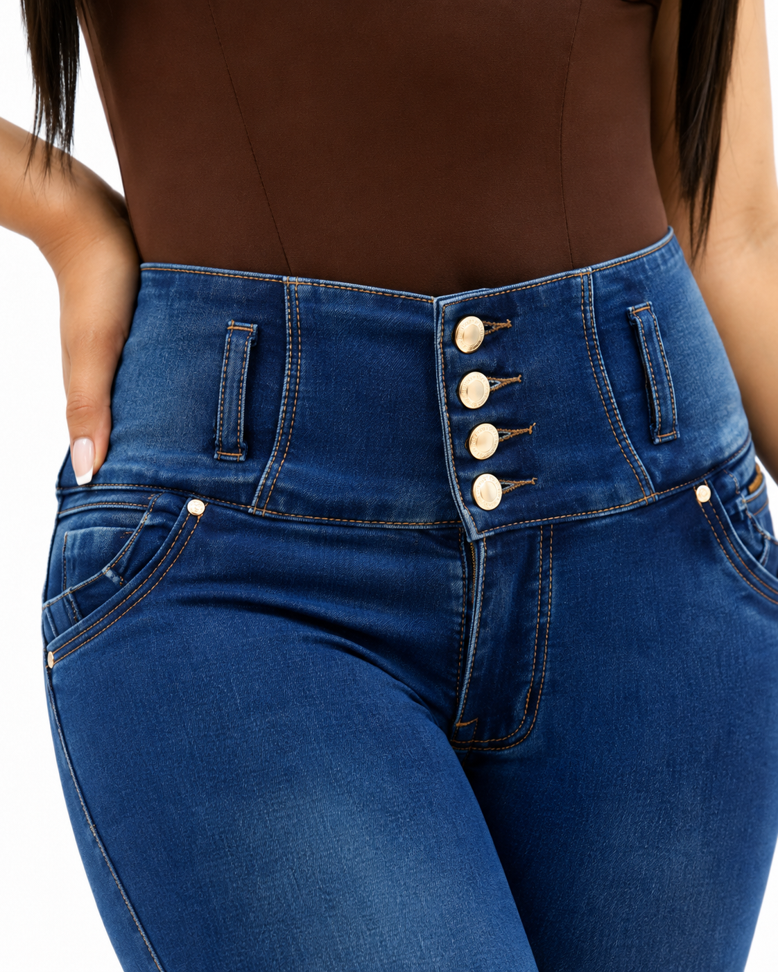 Curve Lift Push-Up Skinny Jeans - TK602