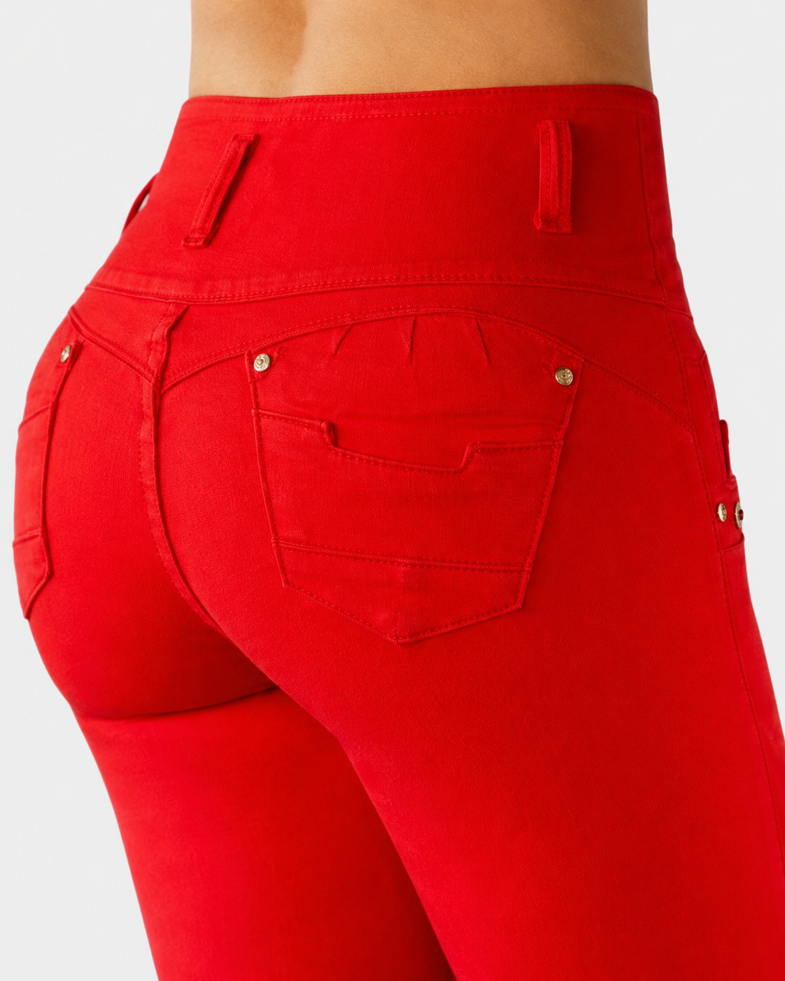 High-Waisted Bermuda Shorts - TK0401