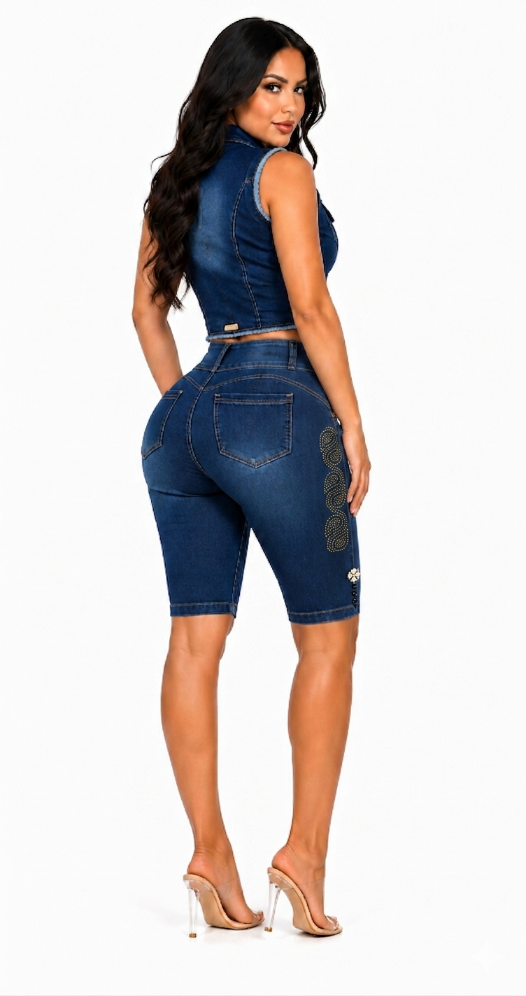Stretch Denim Lift Set - CARMIN