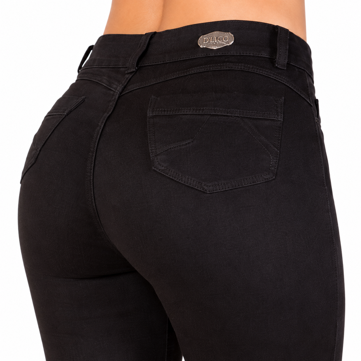 BUTT LIFTING JEANS BLACK TK445